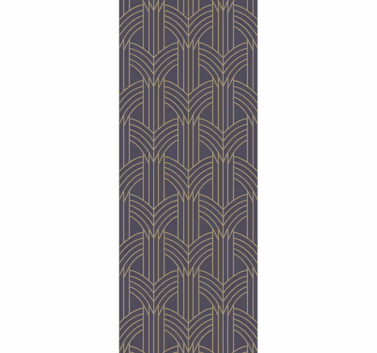 Wohnzimmer Tapete art-déco-stil - TenStickers