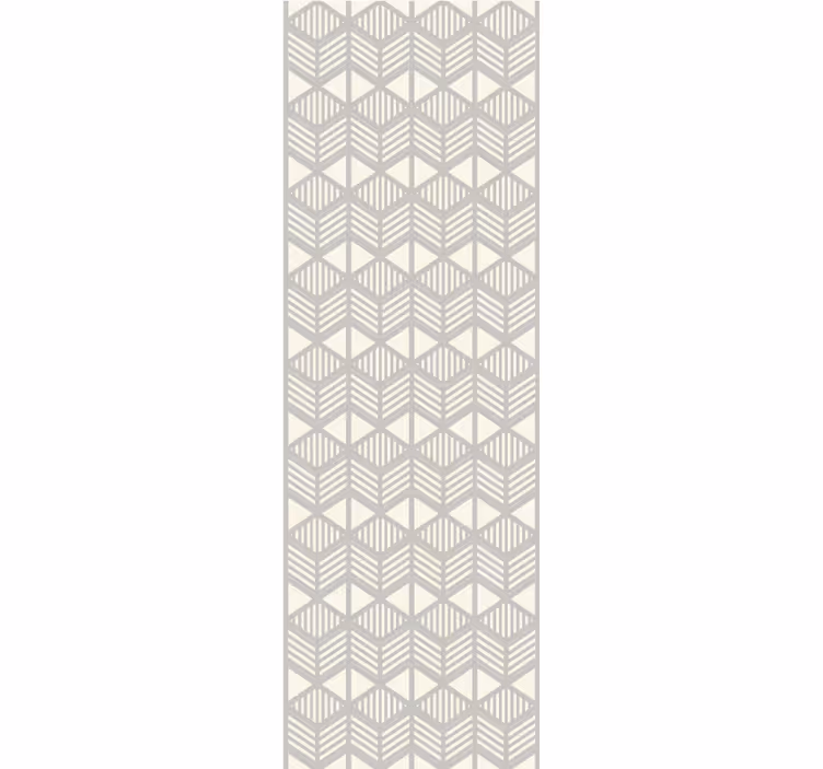 Tapete geometrisch neutrales chevron-gitter - TenStickers
