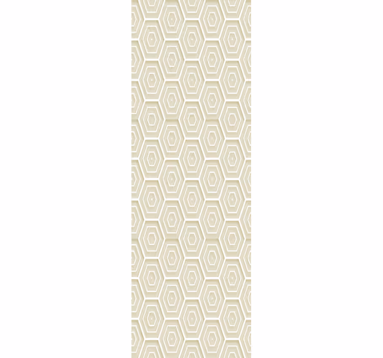 Tapete geometrisch sechseckige struktur - TenStickers