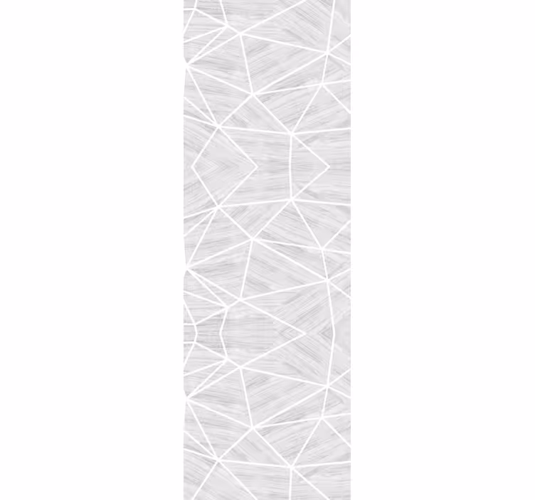 Tapete geometrisch graue linien quer - TenStickers