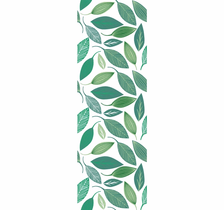 Tapete Blätter grüne botanische elemente - TenStickers