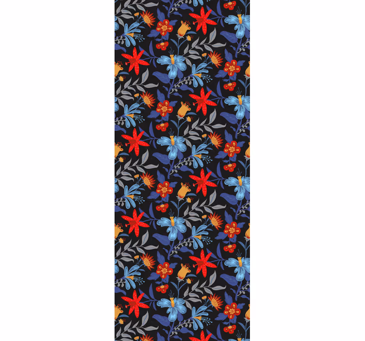 Blumentapete lebendige blumenvielfalt - TenStickers