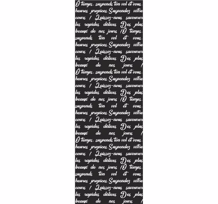 Tapete Schriftzug elegante skripttypografie - TenStickers