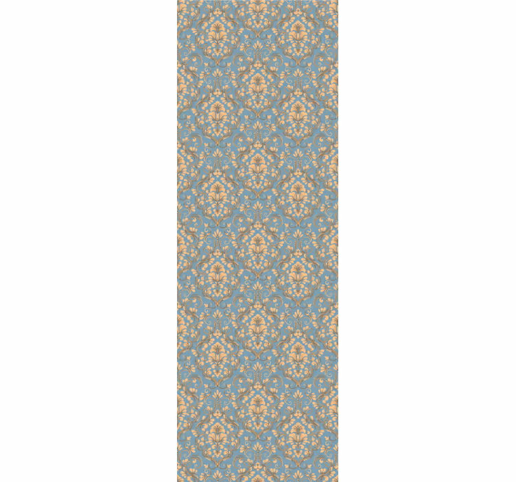 Tapete Vintage verzierten floralen damast - TenStickers