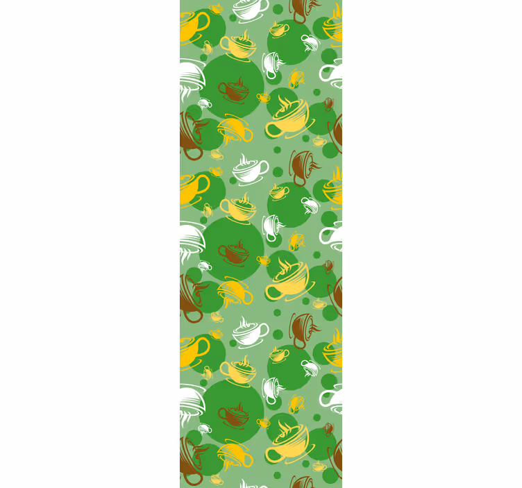 Tapete Küche kaffeetassen-kollektion - TenStickers