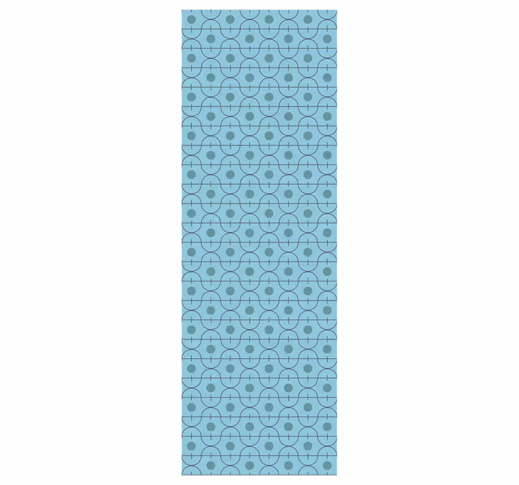 Tapete blau geometrische blaue formen - TenStickers