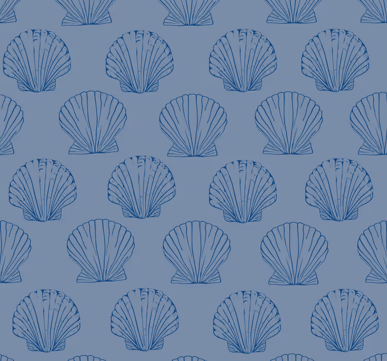 Fische Tapete muscheln wiederholungen - TenStickers