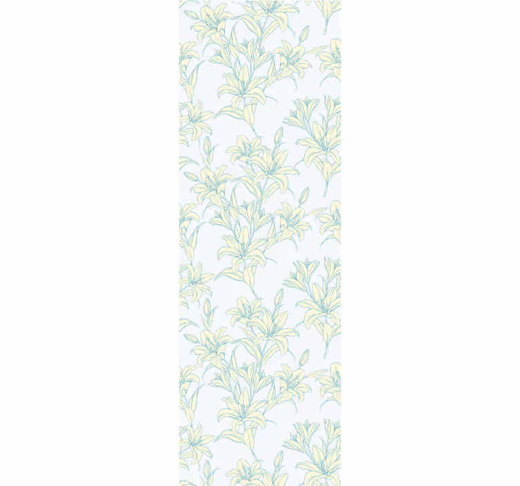Blumentapete lilie blumen umarmung - TenStickers