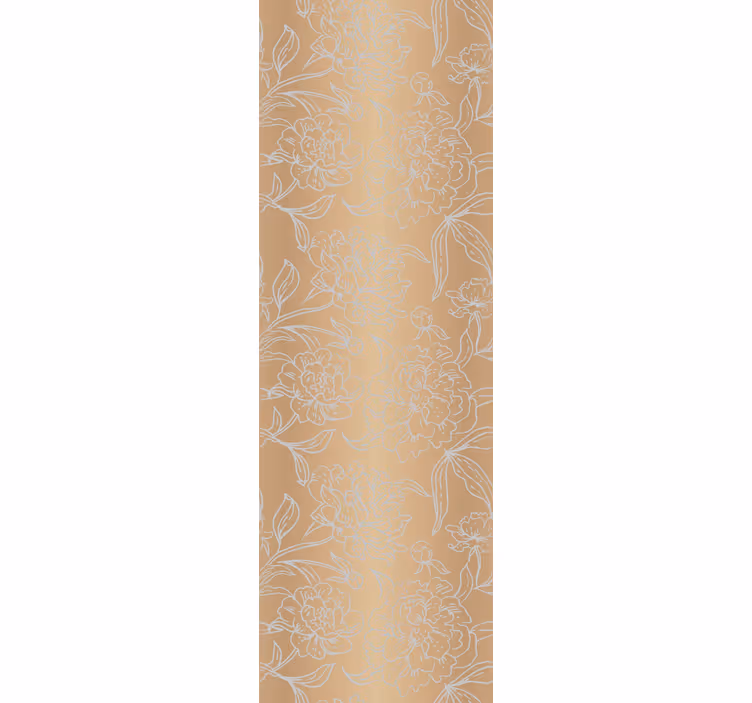 Tapete florale ornamente zarte blumenakzente - TenStickers