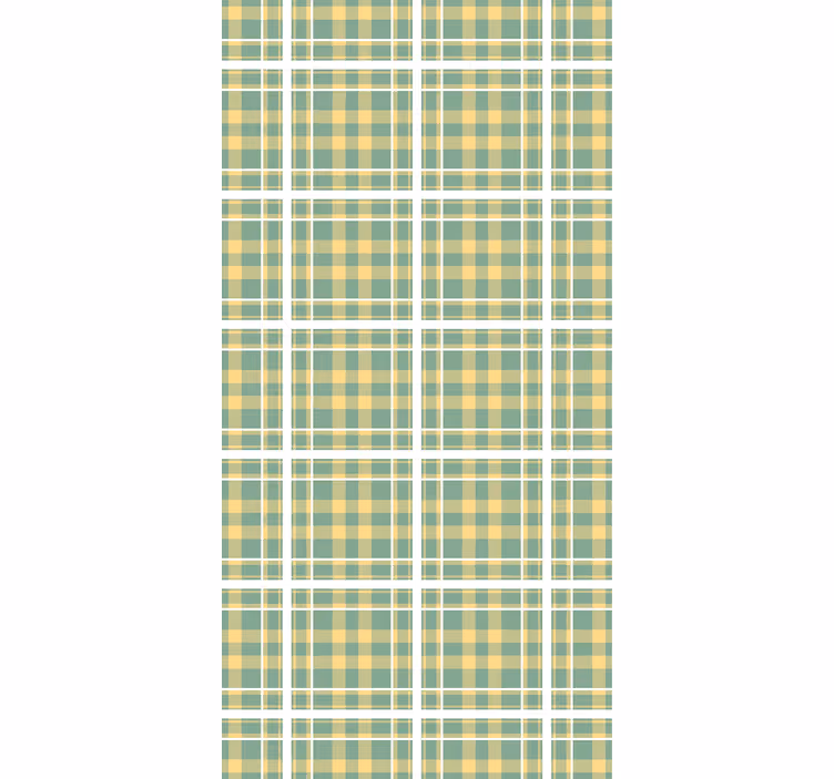 Tapete Textur karierte textilinspiration - TenStickers