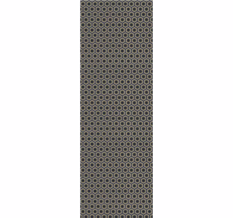 3D Tapete sechseckige textur - TenStickers