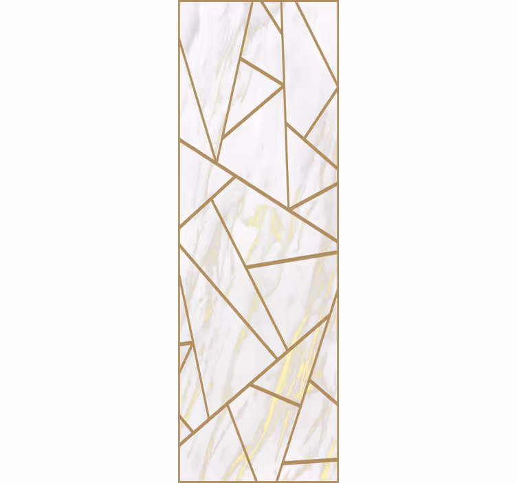 3d tapete mit geometrischem glaseffekt - TenStickers