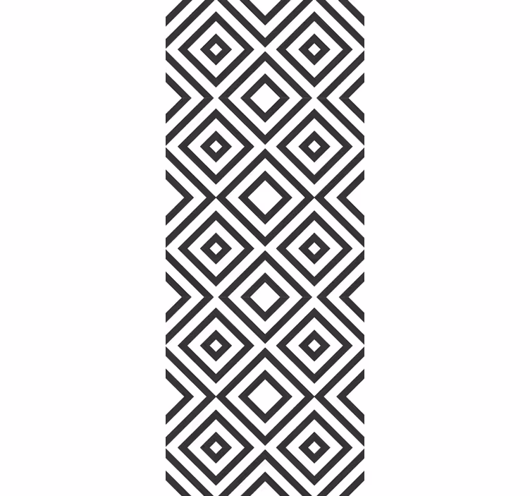 Tapete geometrisch anordnung der rautenformen - TenStickers