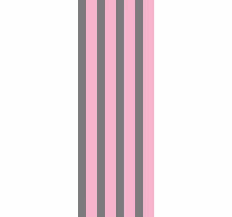 Gestreifte Tapete streifen in rosa - TenStickers
