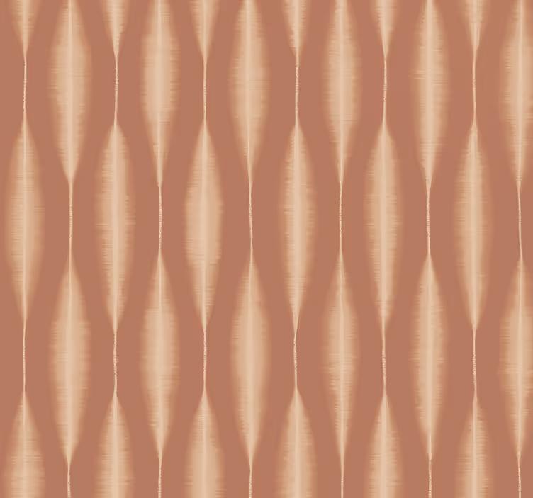 Geometrische Tapete ikat kasuri mokka-mousse - TenStickers