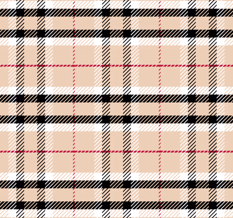 Tapete Hochzeit burberry schottenkaro - TenStickers