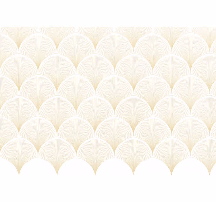 Tapete Home Office ginkgo-fächermuster - TenStickers