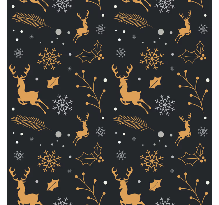 Tapete weihnachten fröhliche weihnachtskomposition - TenStickers