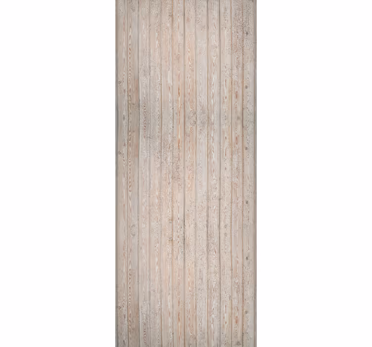 Ornament tapete in hellbraunen horizontalen planken - TenStickers