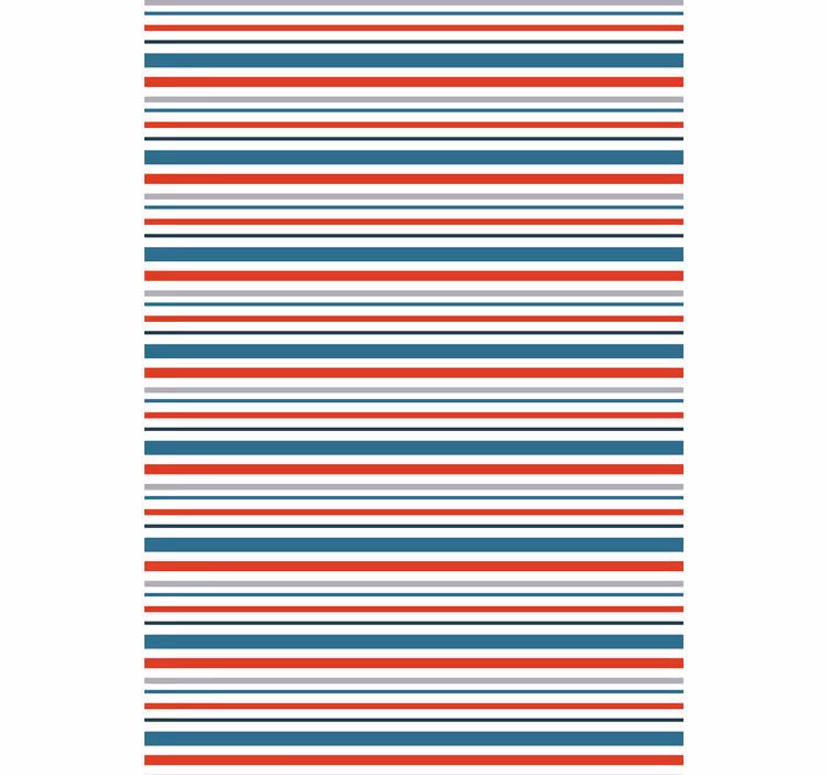 Ornament tapete im maritimen retro streifen design - TenStickers