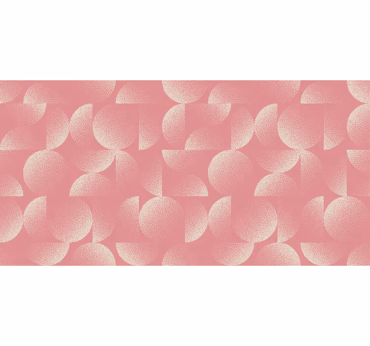 Tapete schlafzimmer in pastellhalbkreisen - TenStickers