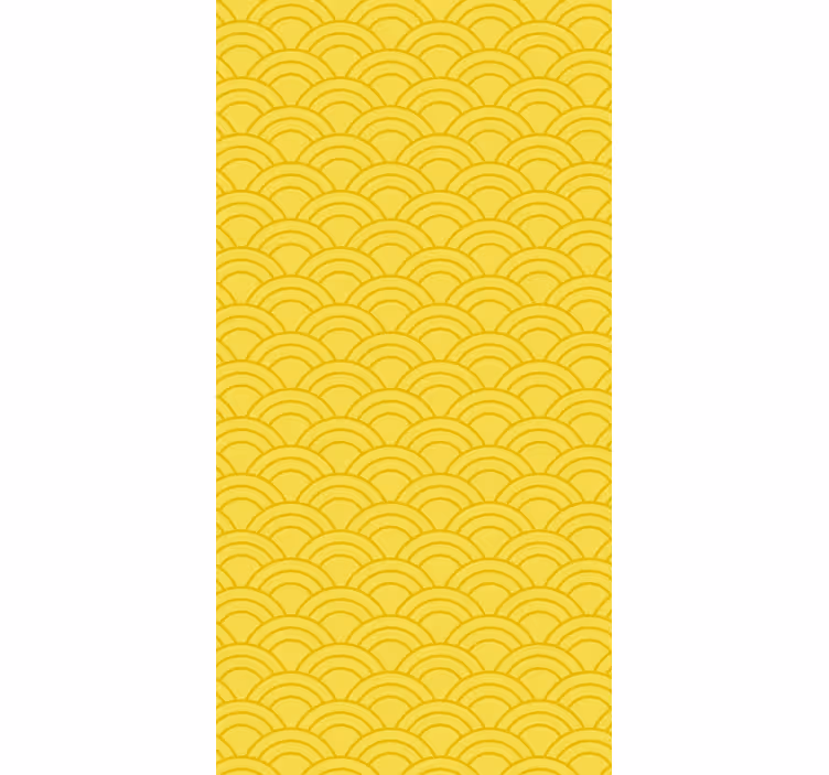 Ornament tapete mit grazilem wellenmuster - TenStickers