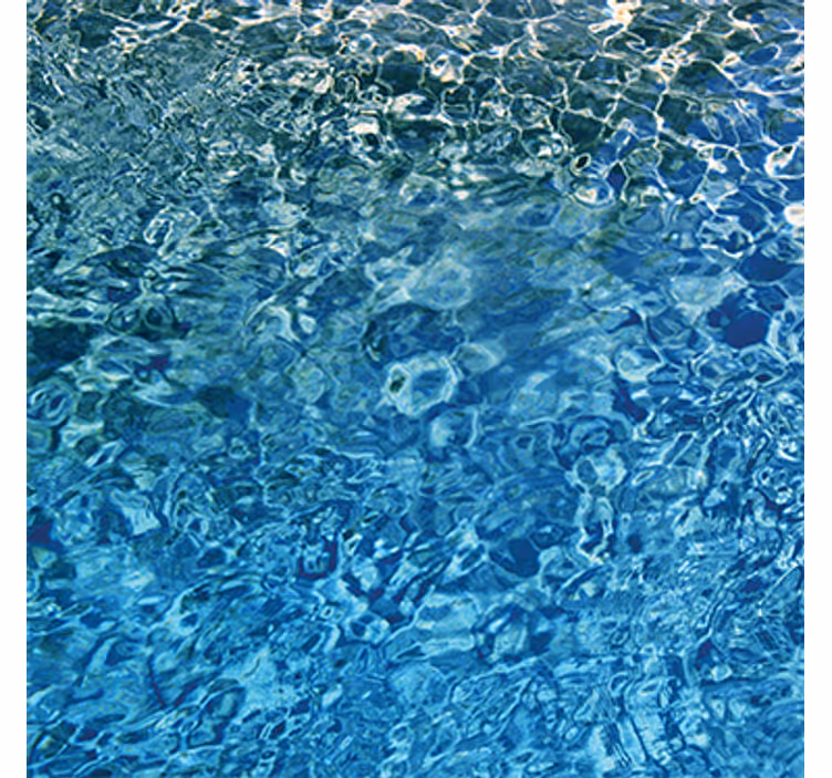Tapete textur in realistischem blauwasser - TenStickers