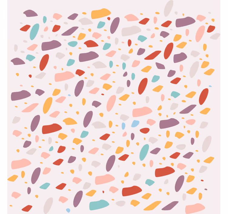 Marmor tapete mit bunten steinen - TenStickers