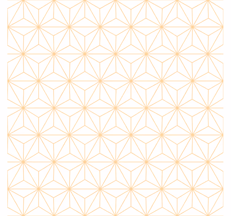 Wohnzimmer tapete mit weißen und goldenen linien - TenStickers