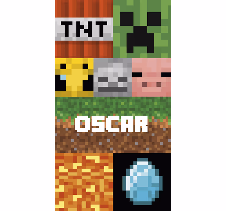 Tapete muster im gaming geometrischen design - TenStickers