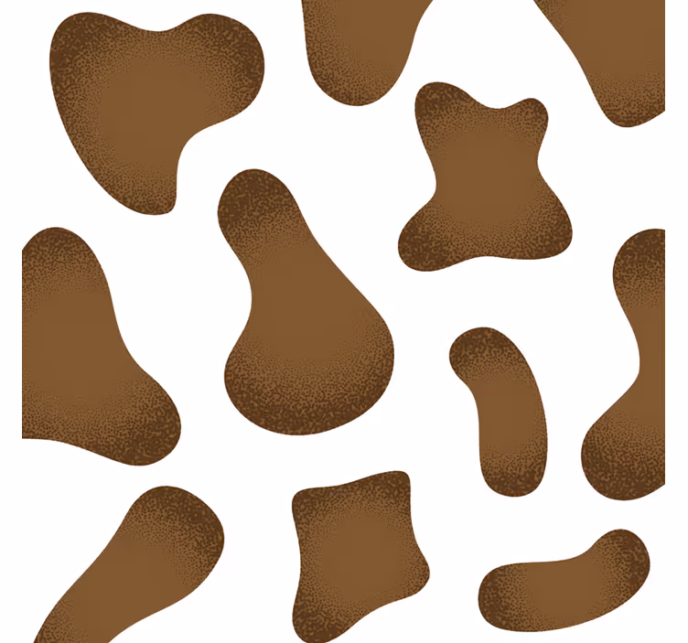Tapete tiere mit abstraktem kuhfellmuster - TenStickers
