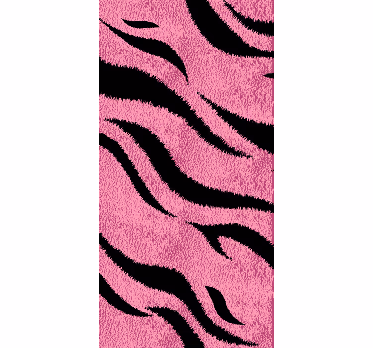 Tapete tiere in pinkem tigerfell - TenStickers