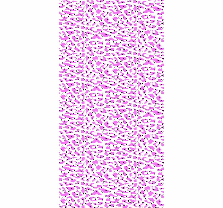 Tapete tiere im fuchsia leopardenmuster - TenStickers