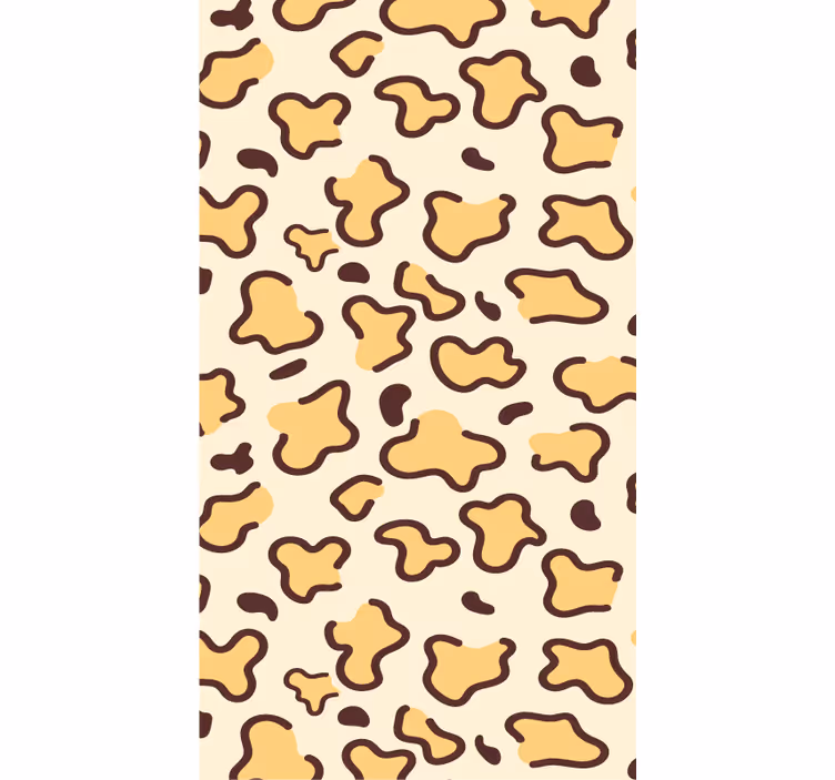Tapete tiere große leopardenmuster - TenStickers