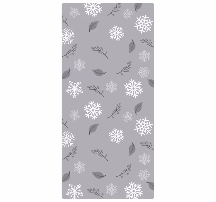 Tapete weihnachten mit saisonalem schneemotiv - TenStickers