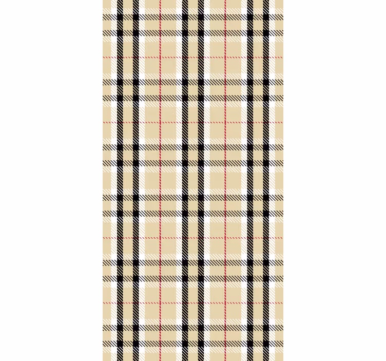 Tapete flur im karierten plaid design - TenStickers
