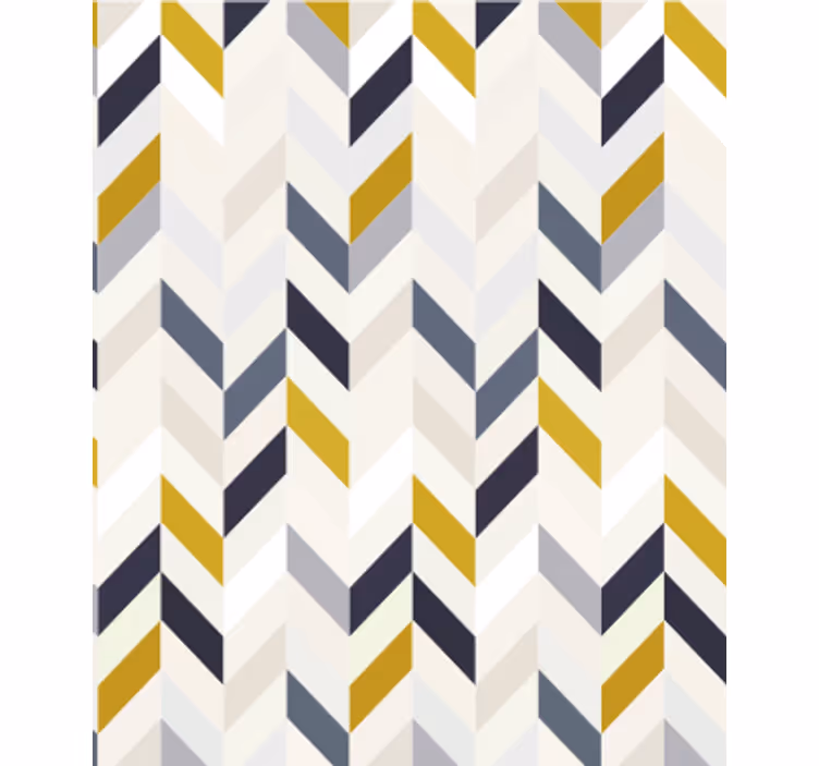 Tapete esszimmer chevron-zickzack-muster - TenStickers