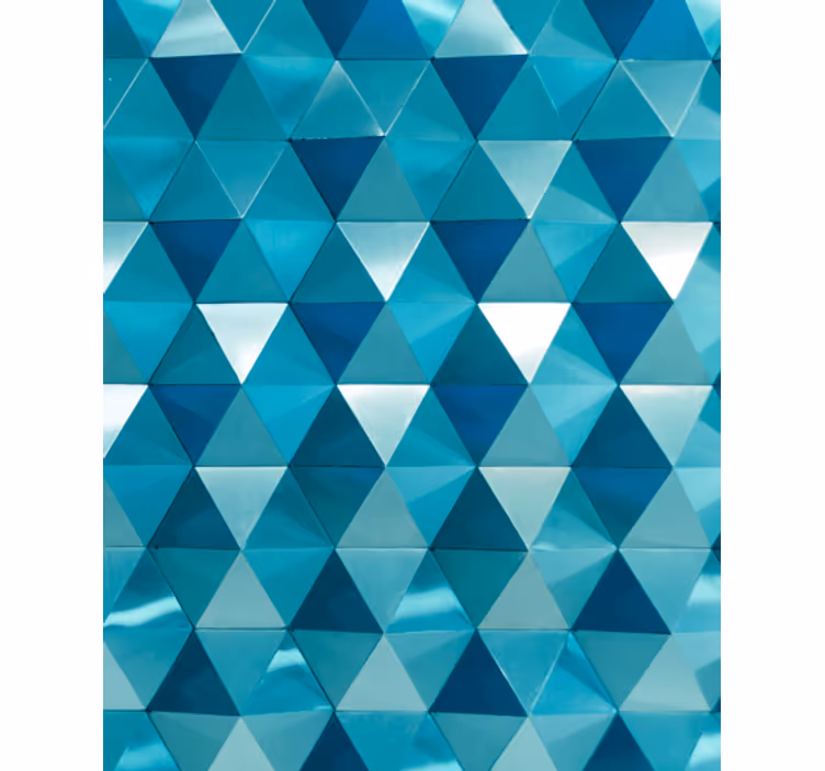 Tapete geometrisch mit dreieckiger fliesenstruktur - TenStickers