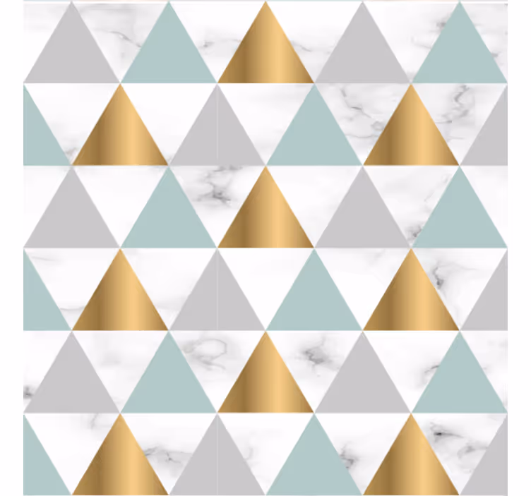 Tapete geometrisch geometrische triade - TenStickers