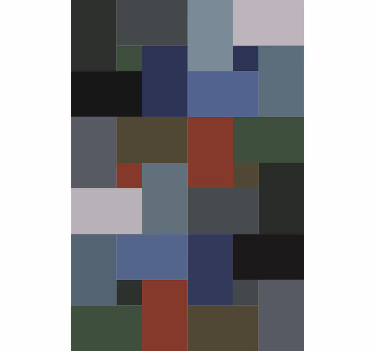 Tapete geometrisch mit geometrischen blöcken - TenStickers