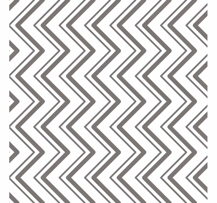 Tapete geometrisch im chevron-muster stil - TenStickers