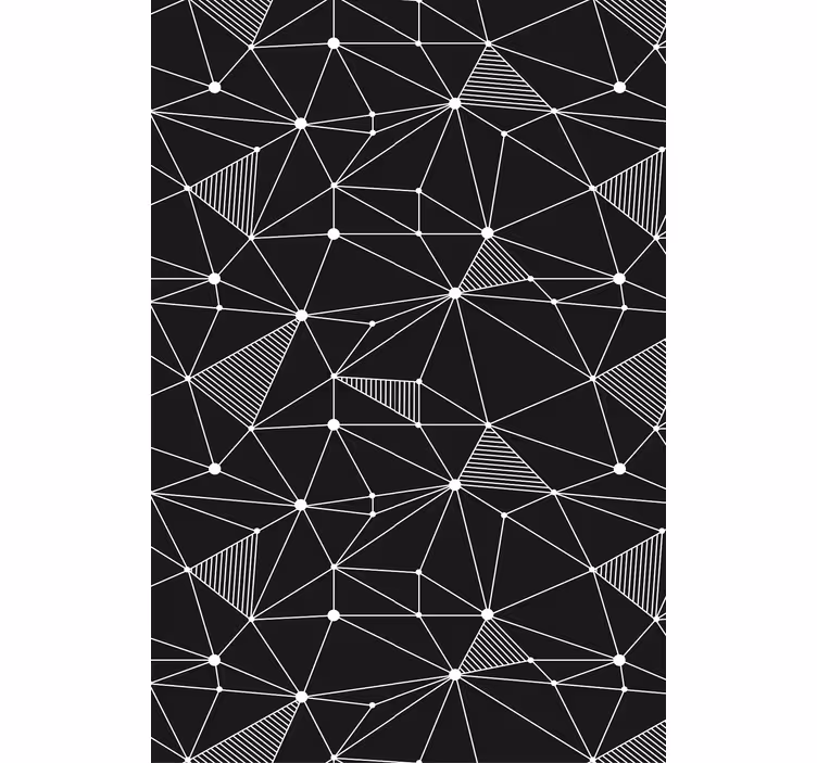 Tapete geometrisch mit kräftigen geometrischen formen - TenStickers
