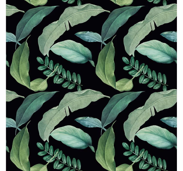 Fototapete wald blattgrüne botanicals - TenStickers