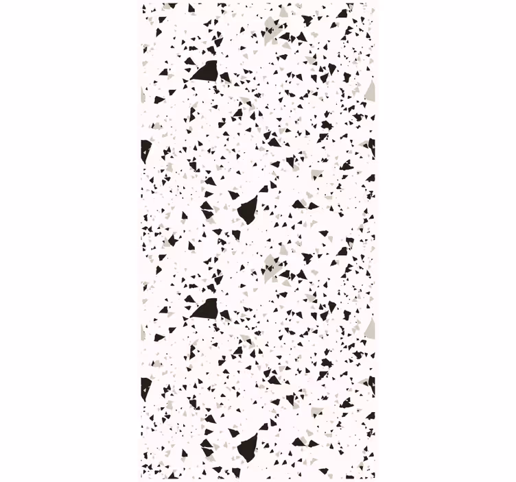 Tapete textur grau weiß schwarz terrazzo - TenStickers