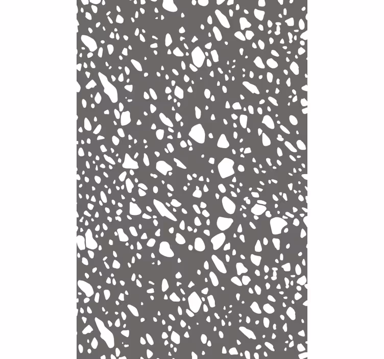 Tapete textur klassisches grau und weißes terrazzo - TenStickers