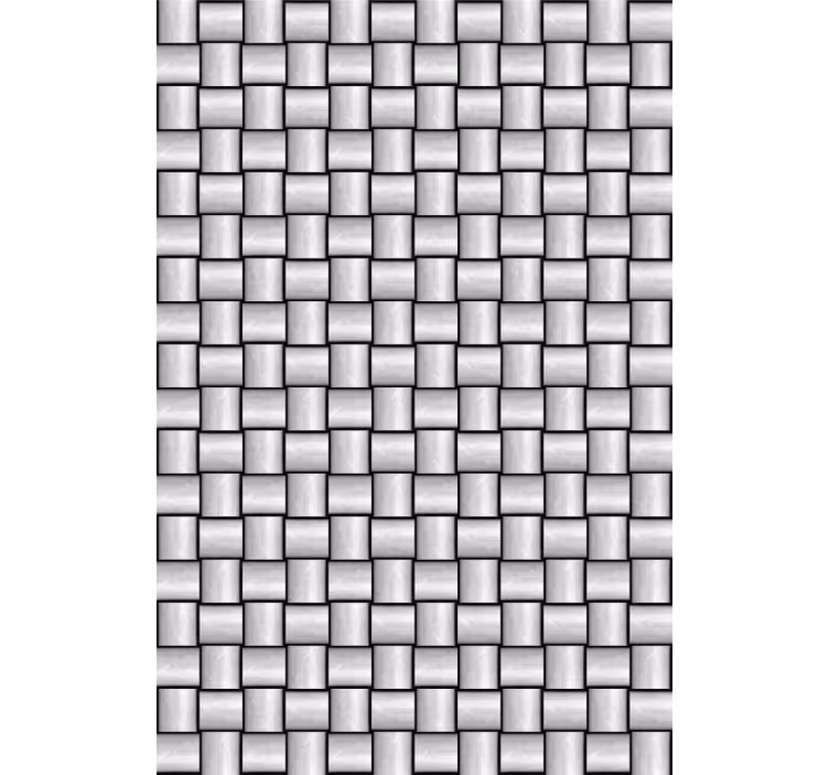 Marmor tapete mit grauem quadratmotiv - TenStickers