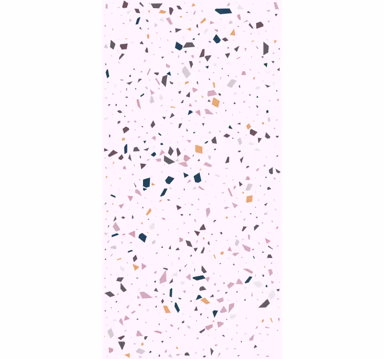 Marmor tapete mit bunten geometrischen fragmenten - TenStickers