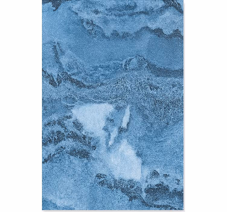Marmor tapete in tiefblauer textur - TenStickers