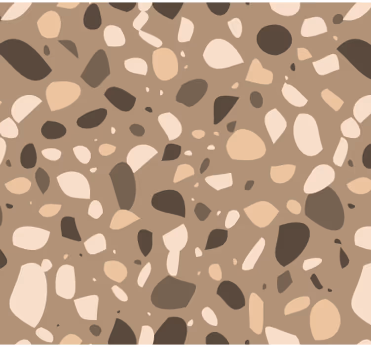 Steintapete in abstraktem kieselstein-design - TenStickers