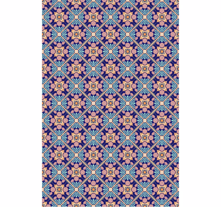 Tapete fliesenoptik im mediterranen stil - TenStickers